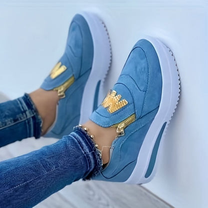 Women's Casual Platform Slip-on Sneakers👞