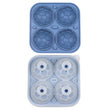 📢📢50% DE DESCONTO!! ⏰ Forma de Gelo de Silicone em Forma de Bola de Futebol – Cubos de 5,5 cm, Derretimento Lento, Design à Prova de Vazamentos, 4 Cores, Ideal para Noites de Jogos e Coquetéis 🥂