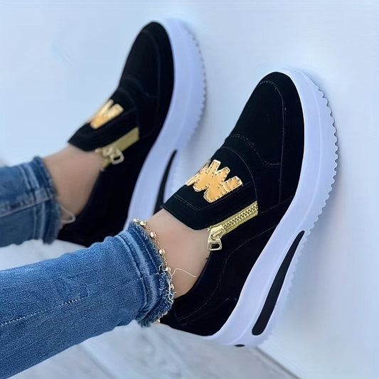 Women's Casual Platform Slip-on Sneakers👞
