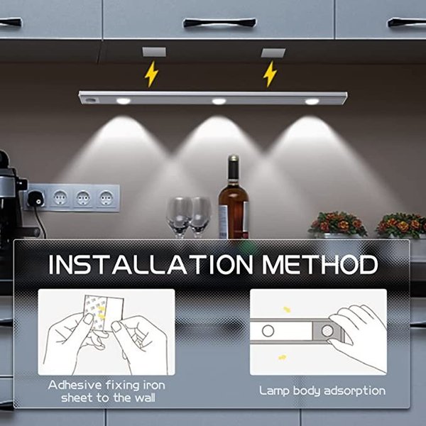 LED-lampa med rörelsesensor för skåp