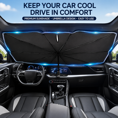 ☀️🚗 Protetor solar para para-brisa automotivo – bloqueia calor e raios UV