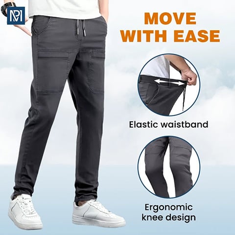 MultiPants – High-Stretch, Multi-Pocket Durable Cargo Pants | Built for Movement & Everyday Utility 🎒