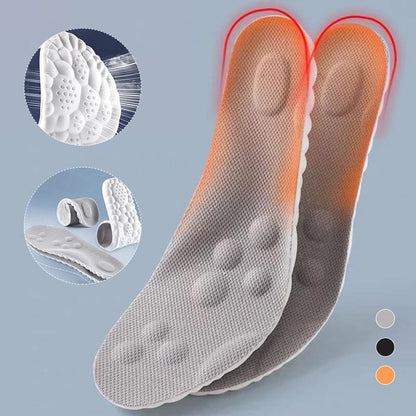 👟✨ Palmilha ortopédica com suporte de arco que alivia dores nos pés, calcanhar e joelhos durante o dia todo