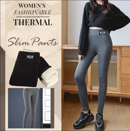 👖50% DE DESCONTO AGORA!🔥Calças térmicas de corte justo – Silhueta elegante, supermacias e que mantêm o calor o dia todo ✨