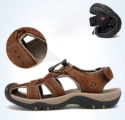 🔥 NEW HOT SALE 🔥Comfortable leather outdoor beach shoes【Buy 2 pairs , Free shipping】