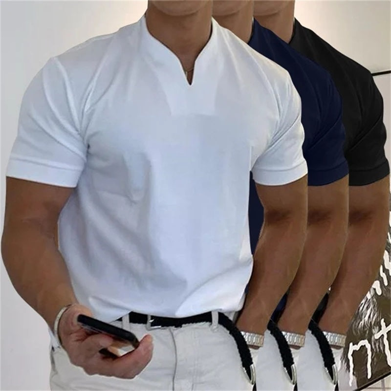 💎Men Gentlemans Business Short Sleeve Fitness T-shirt
