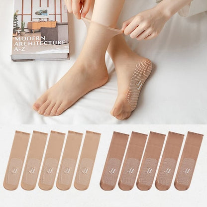 🎁Invisible Slip-resistant Crystal Silk Socks