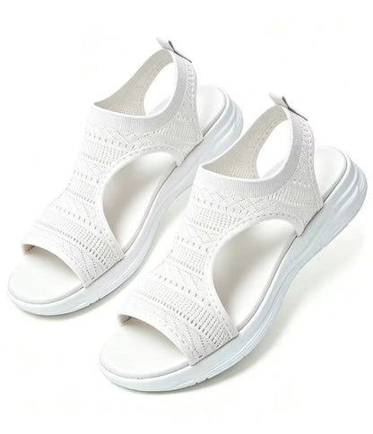 👡✨ Sandálias femininas de malha ultraleves com plataforma confortável para o dia todo