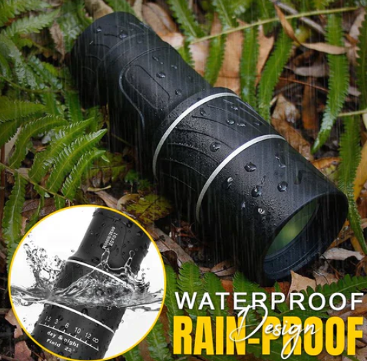 Monocular Profissional 16X52: Telescópio de Alta Potência, Alta Definição e Visão Noturna em Baixa Luz