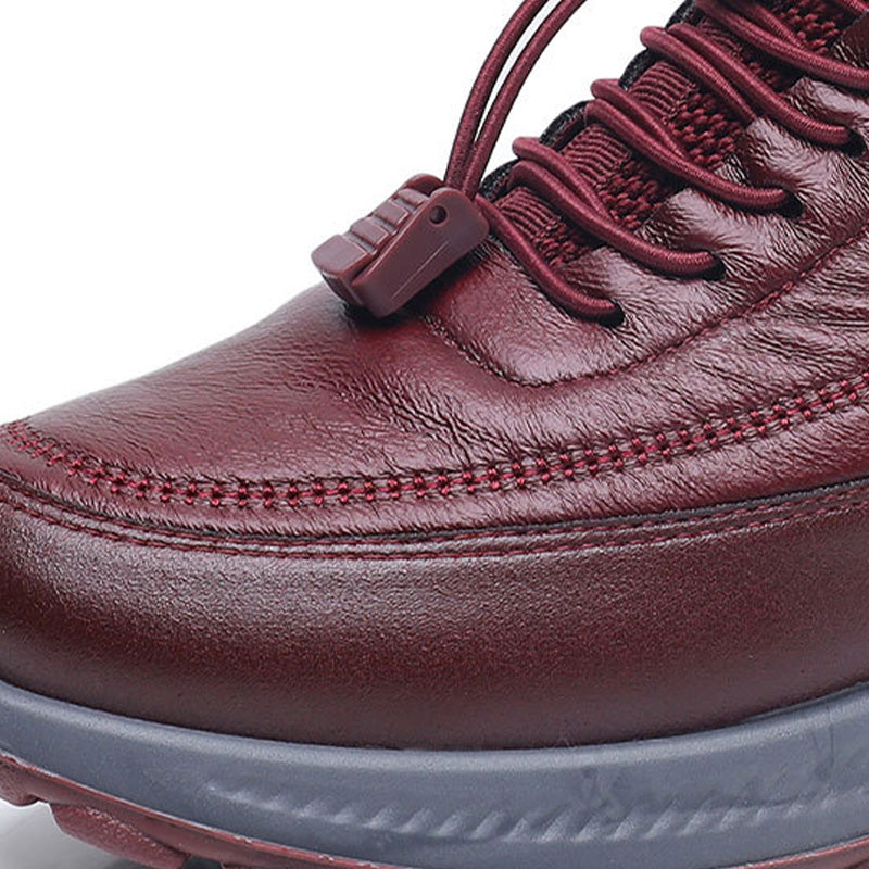 Thick women's casual shoes for autumn and winter with soft non-slip soles