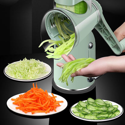 🔥2024 Hot Sale🔥Kitchen Mandoline Vegetable Grater With 5 Interchangeable Blades