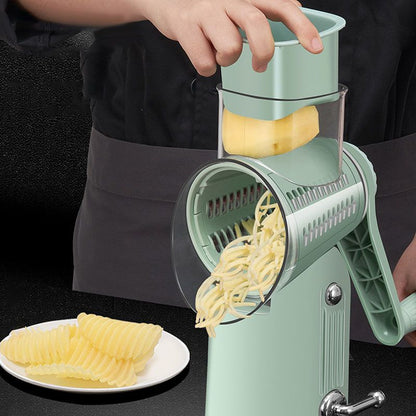 🔥2024 Hot Sale🔥Kitchen Mandoline Vegetable Grater With 5 Interchangeable Blades