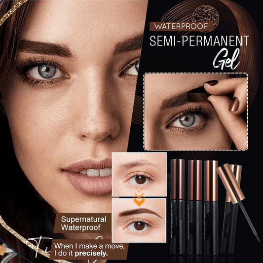 （COMPRE 1 Y RECIBA 1 GRATIS) Gel natural de larga duración para cejas desprendibles