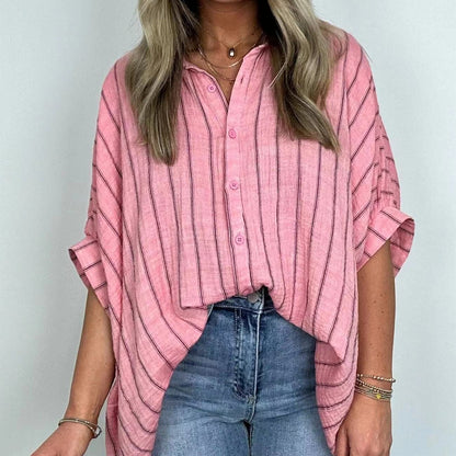 🌸Hot sale 54% OFF🌸Women's Casual Striped Shirt-Keep you comfortable all day long