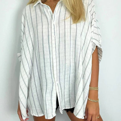 🌸Hot sale 54% OFF🌸Women's Casual Striped Shirt-Keep you comfortable all day long