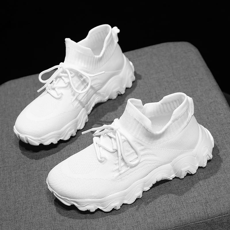 🔥2026 Newest Models-Women's Ultra-Comfort Breathable Lace-Up Knit Sneakers