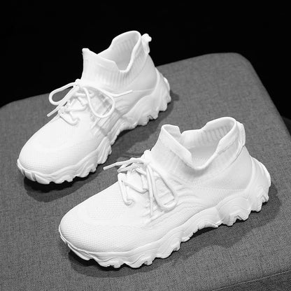 🔥2026 Newest Models-Women's Ultra-Comfort Breathable Lace-Up Knit Sneakers