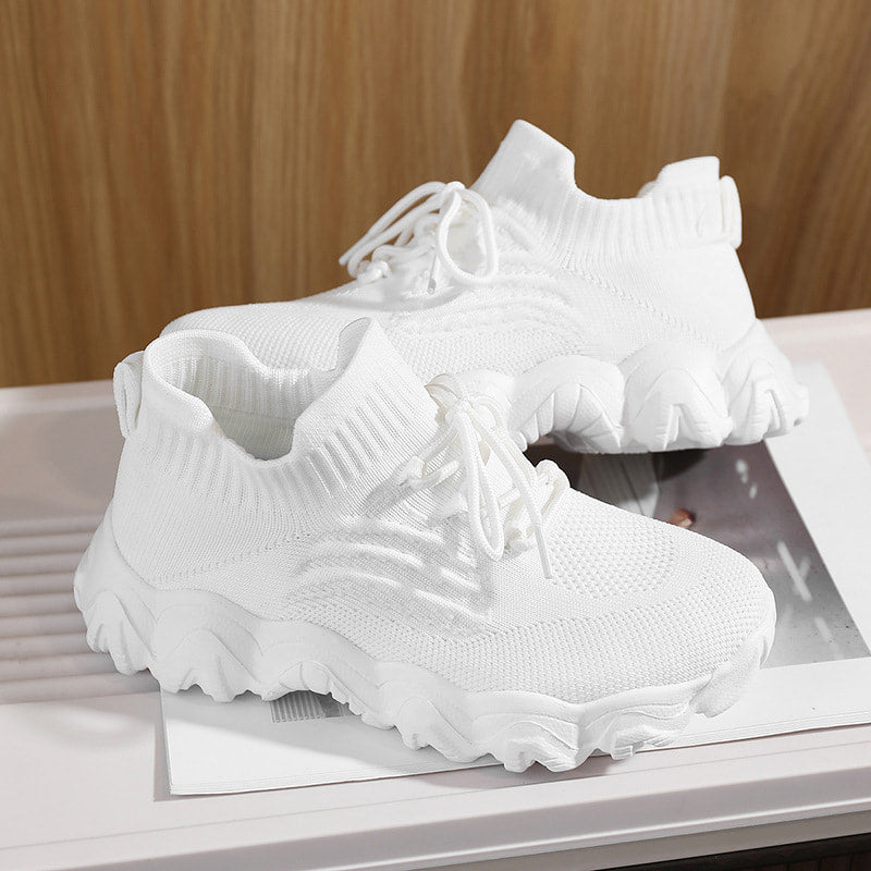 🔥2026 Newest Models-Women's Ultra-Comfort Breathable Lace-Up Knit Sneakers