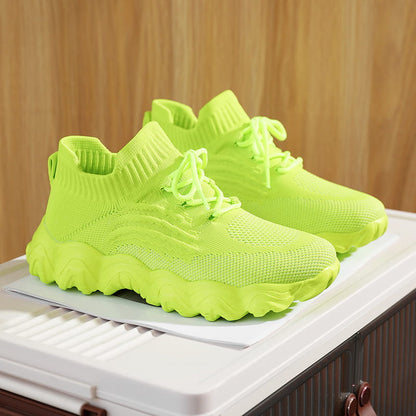 🔥2026 Newest Models-Women's Ultra-Comfort Breathable Lace-Up Knit Sneakers