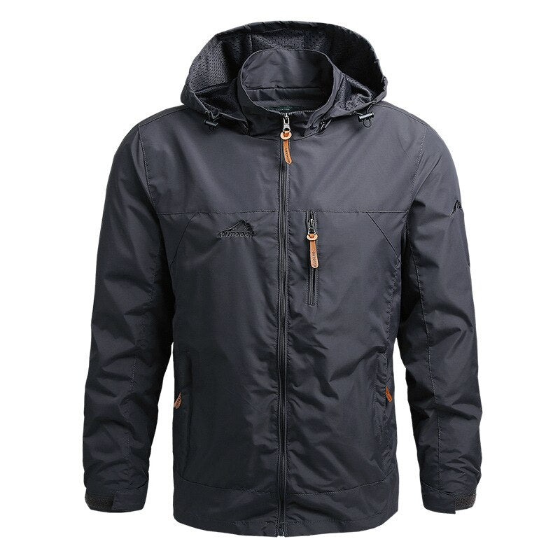 Climbing Field Jacket Men's Windproof Outerwear Waterproof Softshell Jacket Coat