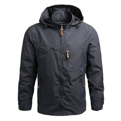 Climbing Field Jacket Men's Windproof Outerwear Waterproof Softshell Jacket Coat