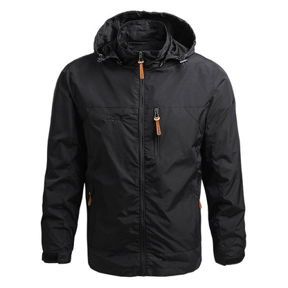Climbing Field Jacket Men's Windproof Outerwear Waterproof Softshell Jacket Coat
