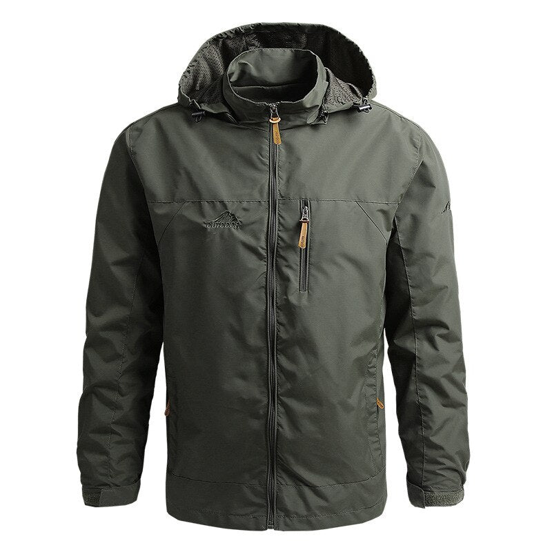 Climbing Field Jacket Men's Windproof Outerwear Waterproof Softshell Jacket Coat