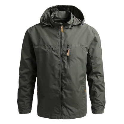 Climbing Field Jacket Men's Windproof Outerwear Waterproof Softshell Jacket Coat