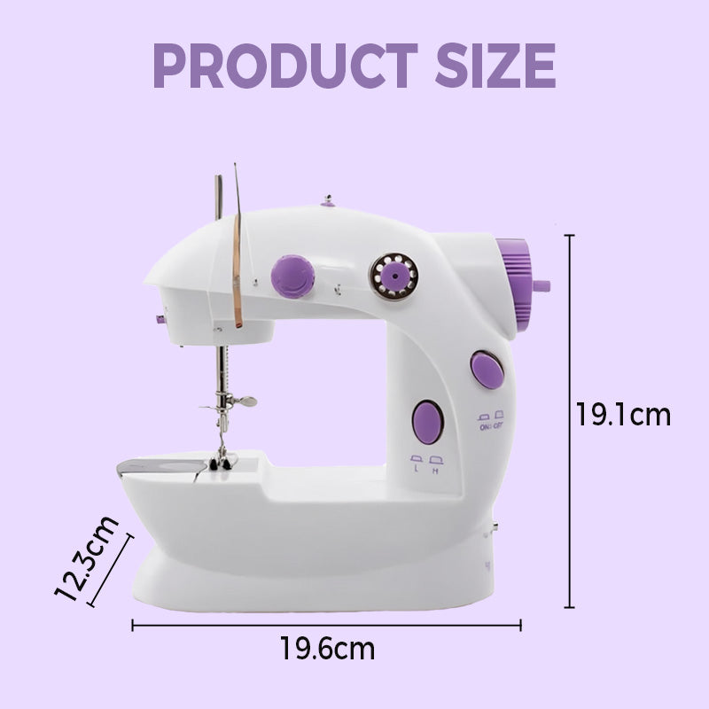 ⏰ Último dia de promoção imperdível!!⌛ 🧵 Máquina de costura elétrica em formato mini🎀