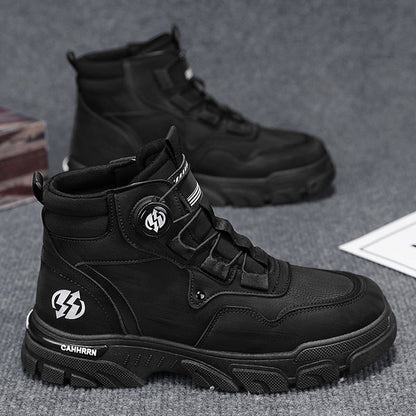 ⏳Time-limited Special⏰Men's outdoor swivel buckle work shoes（Waterproof, Anti-slip, Anti-smash）