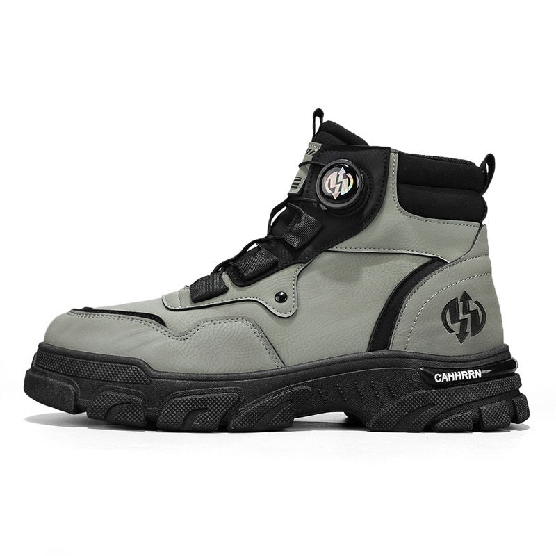 ⏳Time-limited Special⏰Men's outdoor swivel buckle work shoes（Waterproof, Anti-slip, Anti-smash）