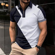 Men's Fashion Breathable Quarter-Zip T-Shirt