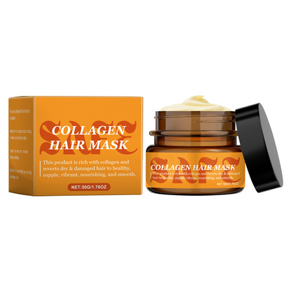 Maschera per Capelli al Collagene per Capelli Secchi e Danneggiati