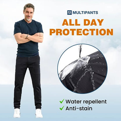 👖 MultiPants – מכנסי קרגו גמישים עם 6 כיסים ✨ | בד סופג לחות ועמיד | S-4XL 🔥 | נמכרו 50,000+