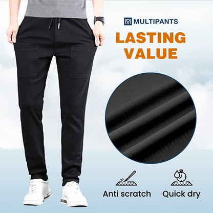 👖 MultiPants – מכנסי קרגו גמישים עם 6 כיסים ✨ | בד סופג לחות ועמיד | S-4XL 🔥 | נמכרו 50,000+