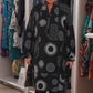 Abito Elegante a Maniche Lunghe con Stampa