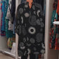 Abito Elegante a Maniche Lunghe con Stampa