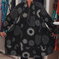 Abito Elegante a Maniche Lunghe con Stampa