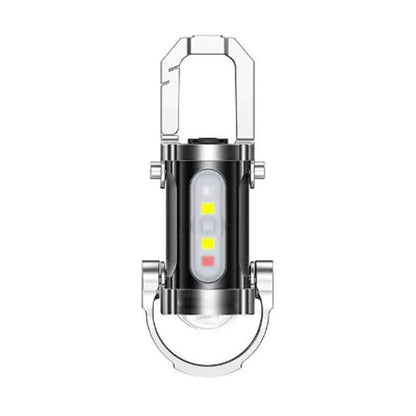 🔦 Lanterna recarregável para chaveiro – 300 lúmens, carregamento via USB-C e design compacto e inquebrável para uso diário (EDC) ⚡