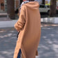 Felpa Lunga con Cappuccio da Donna