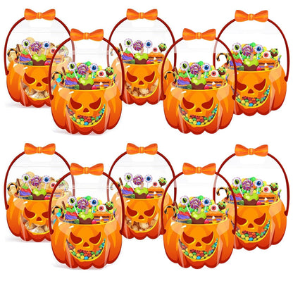 👻Bestseller di Halloween - Sacchetti trasparenti a forma di zucca per Halloween