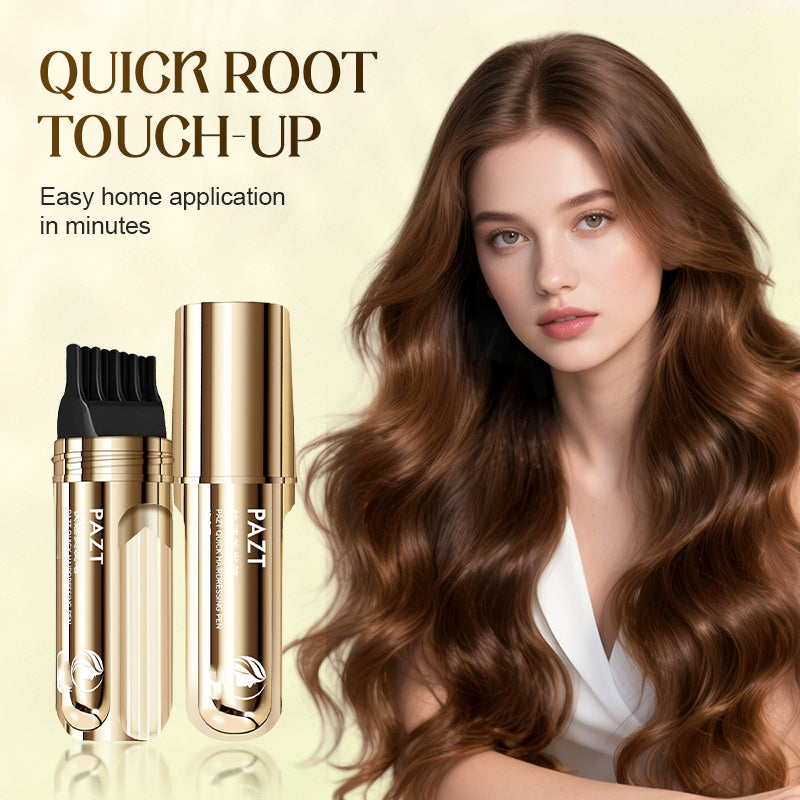 💇‍♀️ COMPRE 3 GANHE 2! ✨ PENTE DE TINTURA DE CABELO 2 EM 1 - Aplicação de precisão para cobertura de cabelos grisalhos, fórmula anti-gotejamento com óleo de argan nutritivo, tempo de processamento de 5 minutos 🌸🧴
