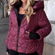 🖤 Oferta por tempo limitado 🔥 50% de desconto 🔥 Jaqueta com capuz de algodão, aconchegante e casual, para mulheres