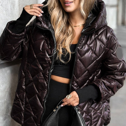 🖤 Oferta por tempo limitado 🔥 50% de desconto 🔥 Jaqueta com capuz de algodão, aconchegante e casual, para mulheres