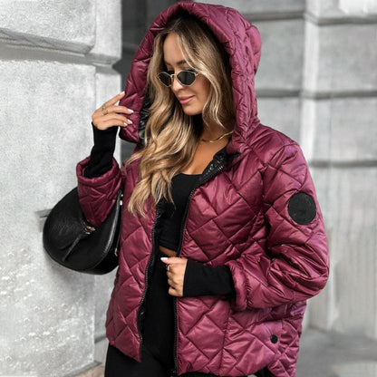 🖤 Oferta por tempo limitado 🔥 50% de desconto 🔥 Jaqueta com capuz de algodão, aconchegante e casual, para mulheres