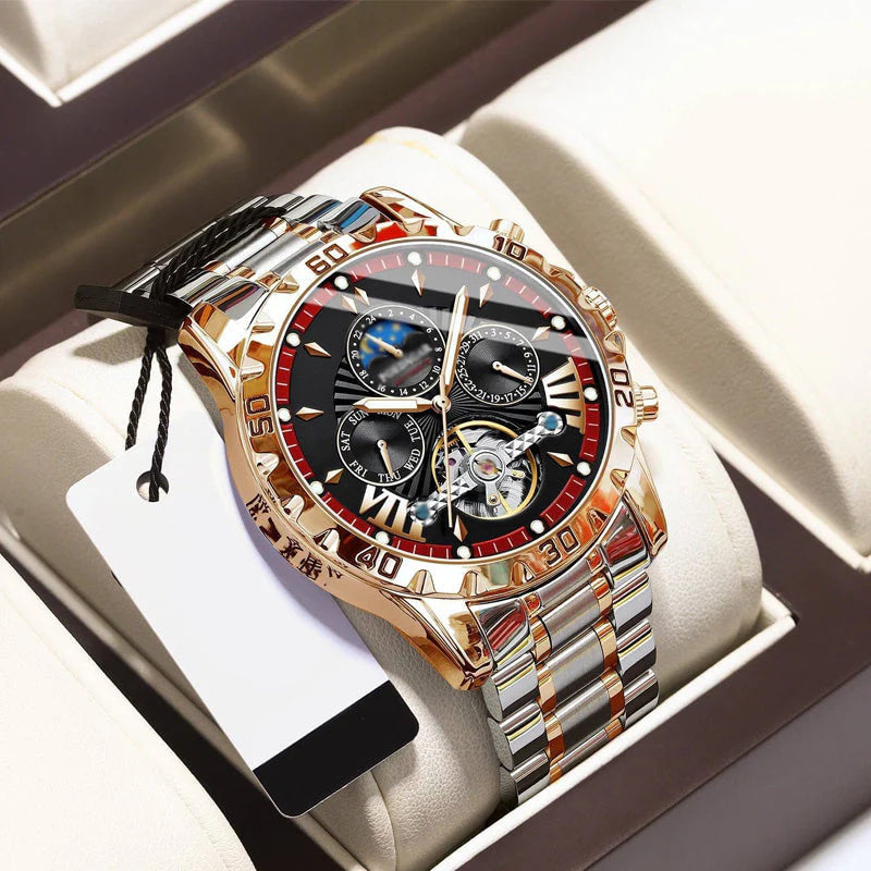 📢📢60 % OFF !!⌚Swiss Brand New Waterproof Automatic Mechanical Watches