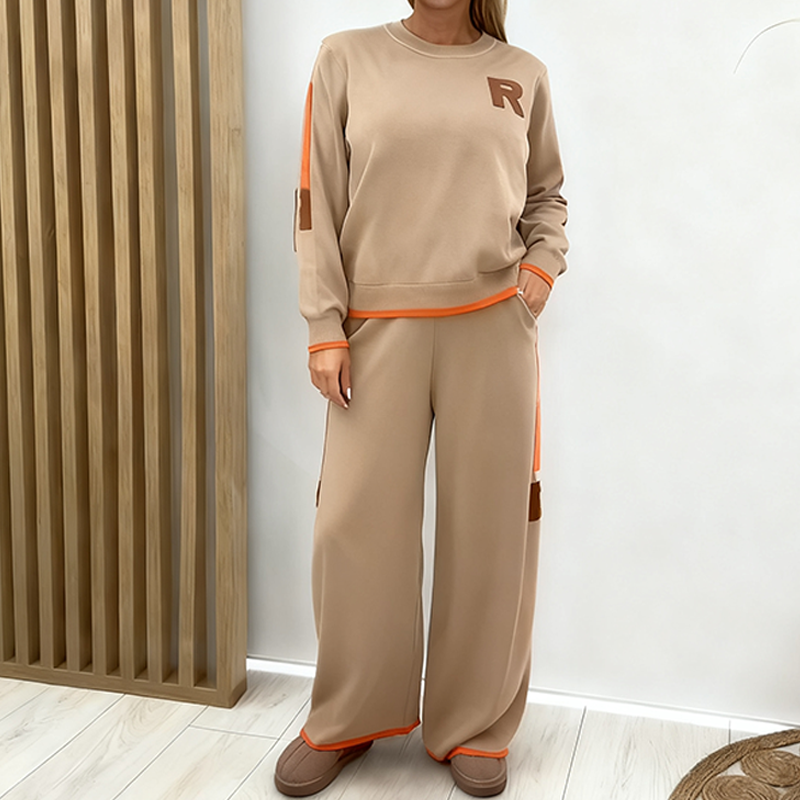 ⏰ Promoção de último dia, 65% de desconto ⏰ Conjunto de duas peças de moda casual feminina