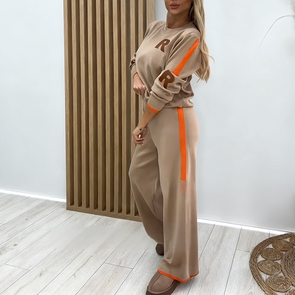 ⏰ Promoção de último dia, 65% de desconto ⏰ Conjunto de duas peças de moda casual feminina
