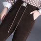 🔥Ofertas en promoción-Pantalones largos gruesos de cintura alta con cordón para mujer