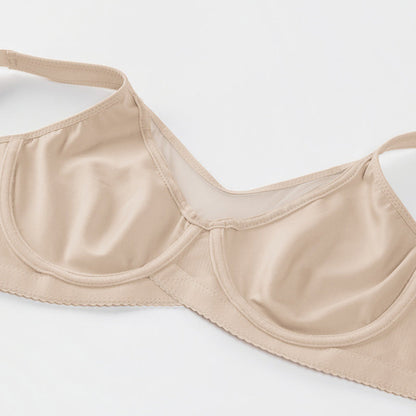 💆 Sutiã Plus Size Feminino Elegante, Transparente e Cobertura Total
